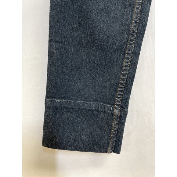GRETCHEN SCOTT NEW Gripeless Denim Pull On Pants Dark Denim Blue Size XS - Picture 6 of 12